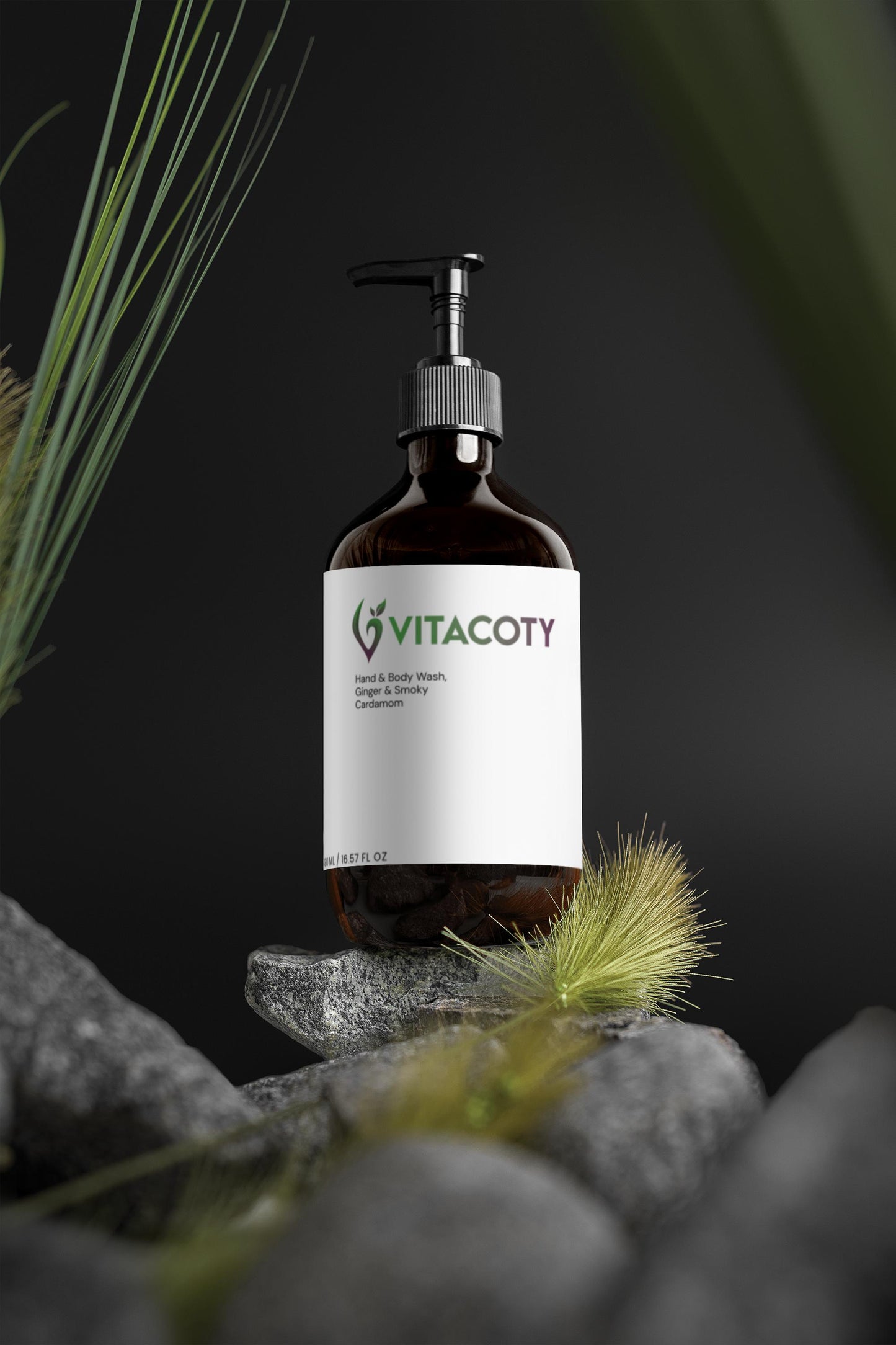 Gel douche mains et corps, gingembre et cardamome fumée