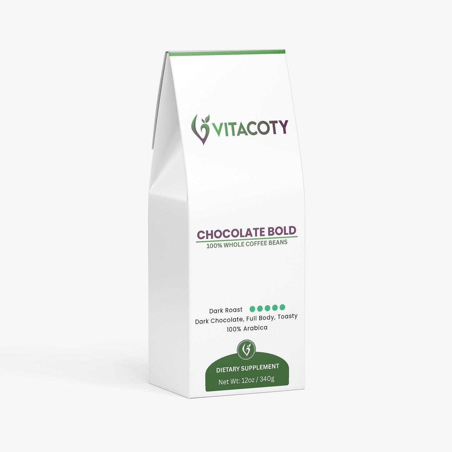 Café intenso con sabor a chocolate (tueste oscuro)