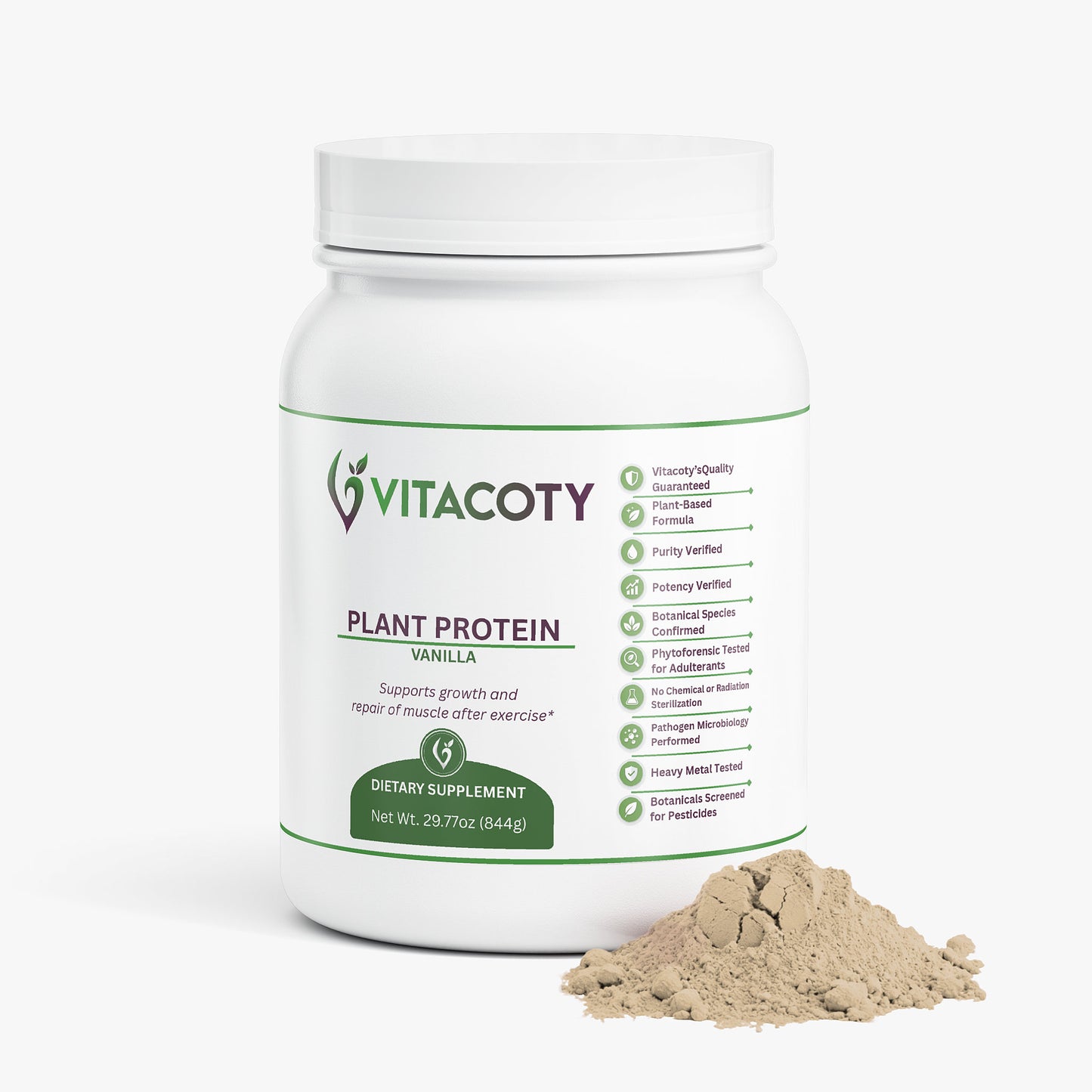 Proteína vegetal (vainilla)