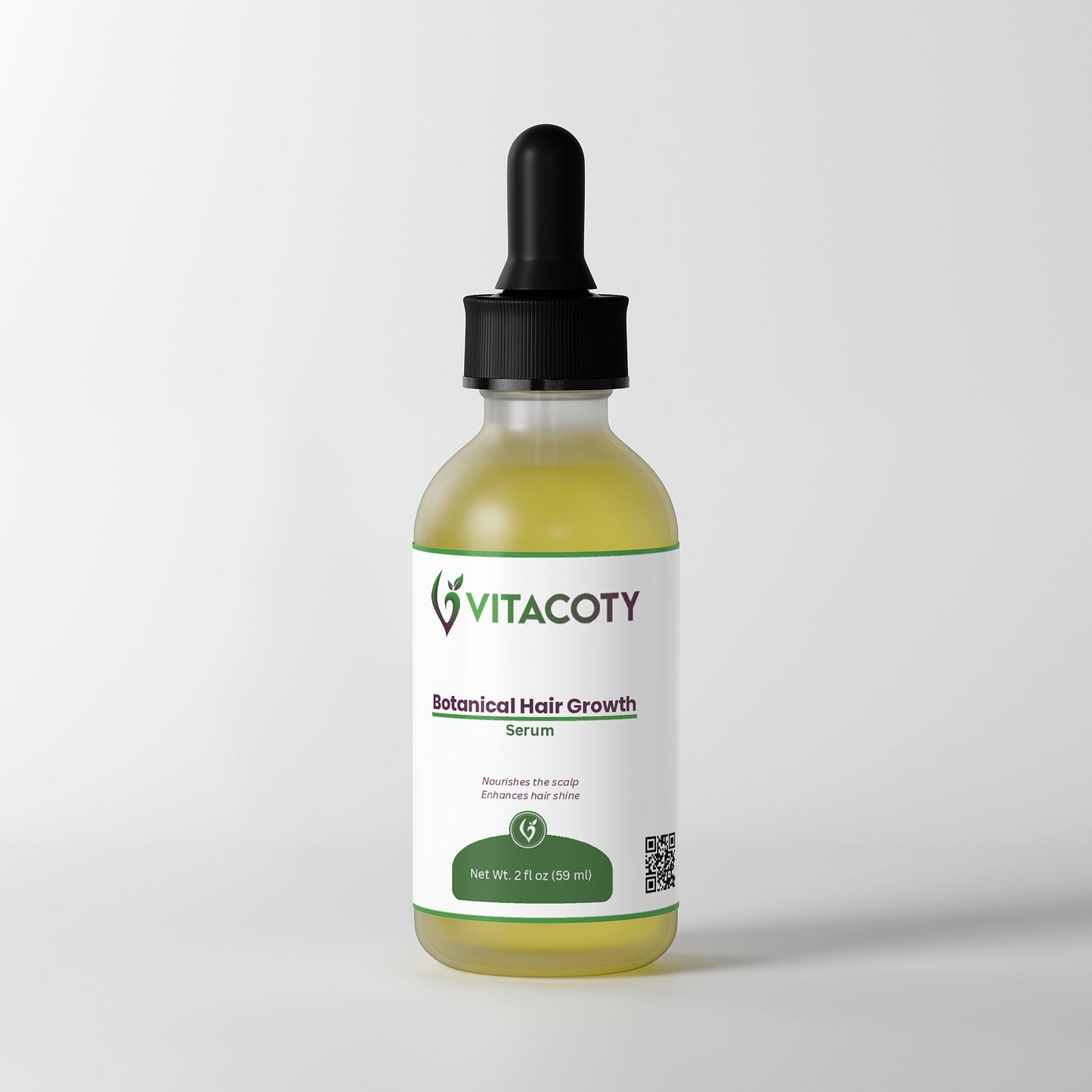 Suero botánico para el crecimiento del cabello