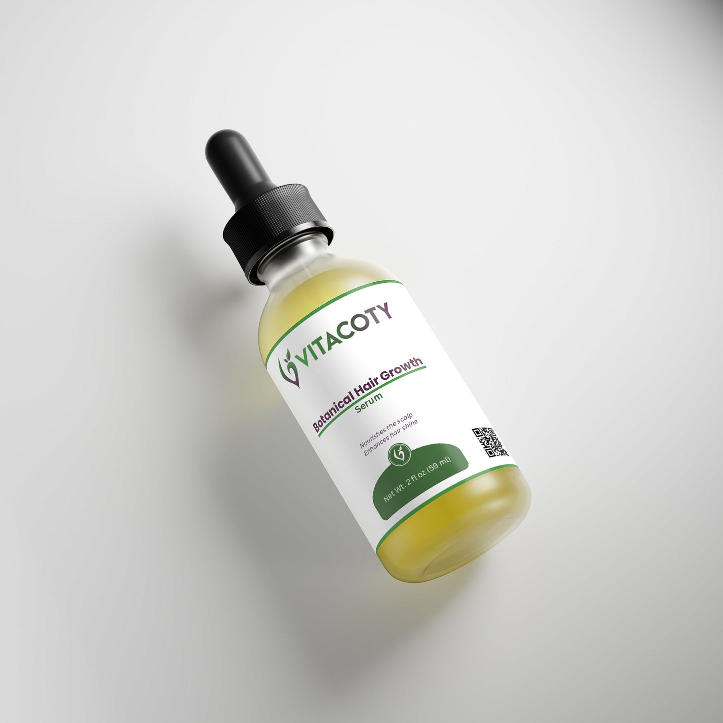 Suero botánico para el crecimiento del cabello