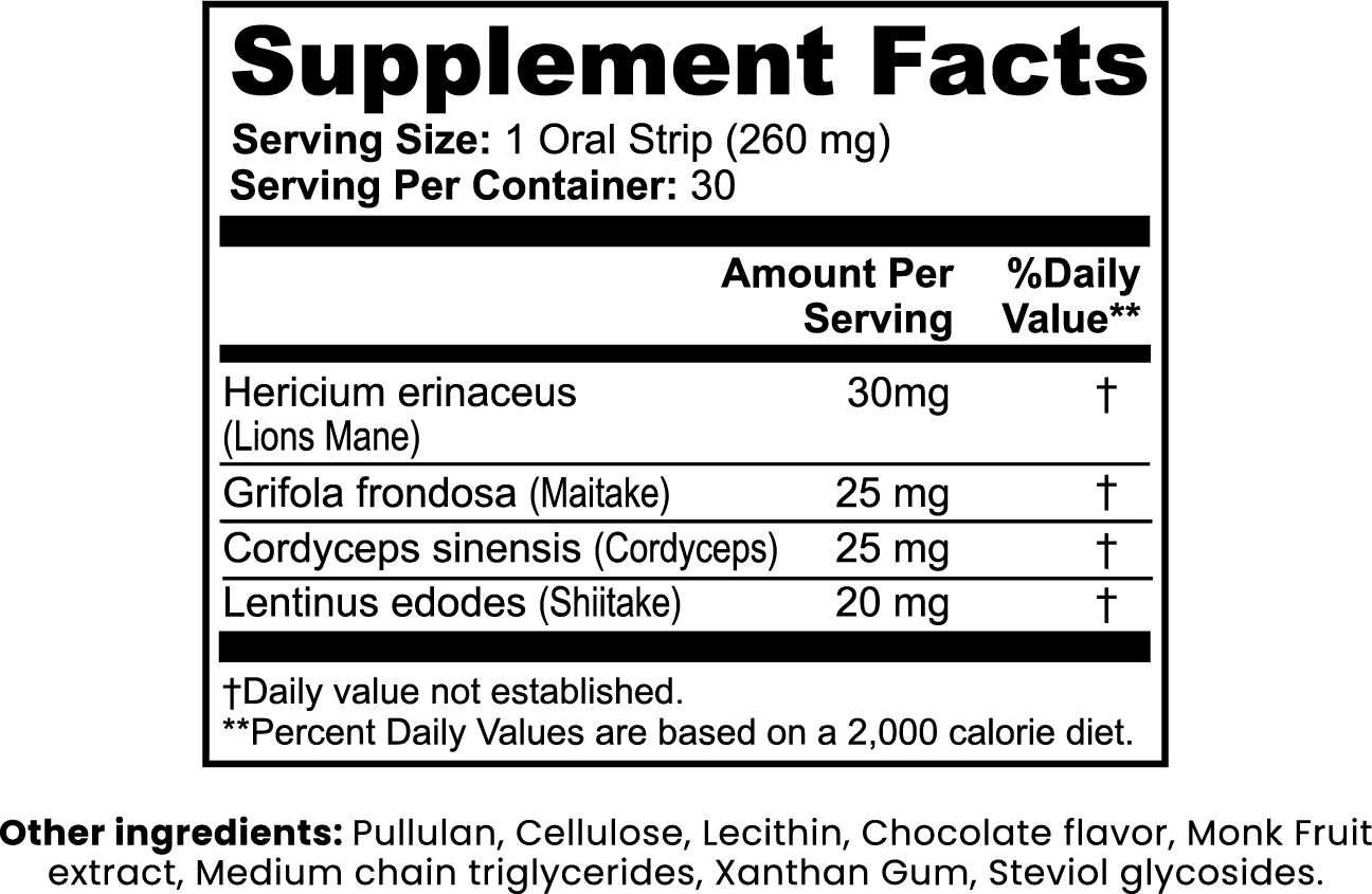 Tiras de enfoque de hongos