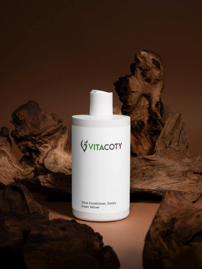 Acondicionador brillante, vetiver verde ahumado