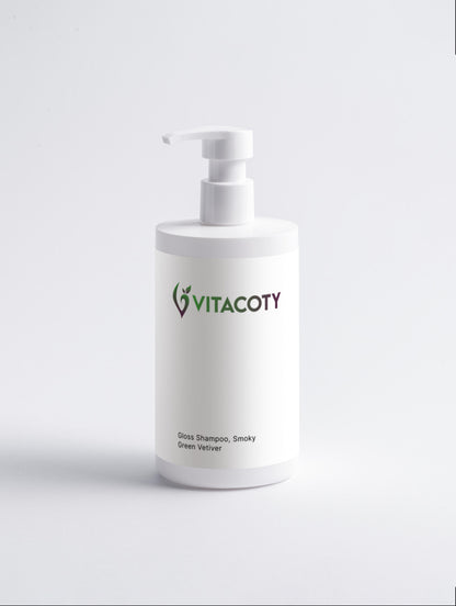 Shampoing brillance, vert fumé vétiver
